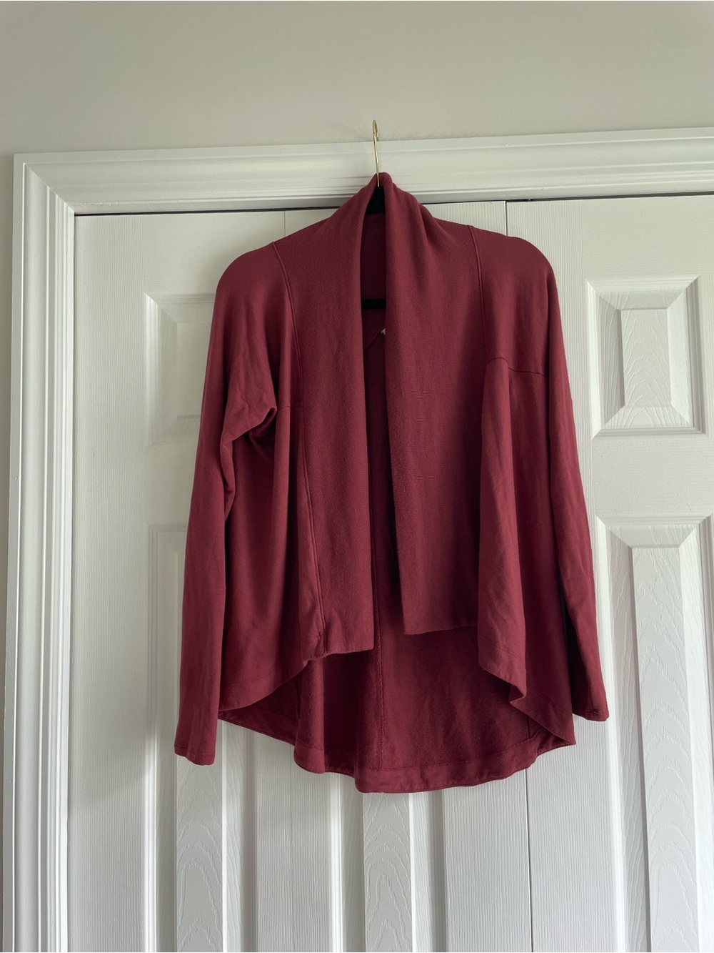 Athleta Open-Front Cardigan Sweater - Rosewood